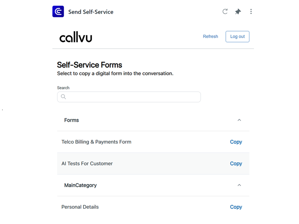 Preview image of app
